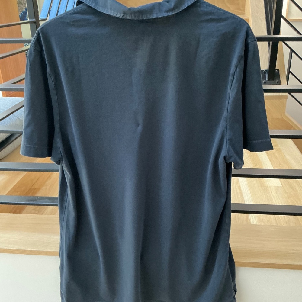 James Perse Mens Jersey Short Sleeve Polo size 3 (Mens Large) - Picture 4 of 4